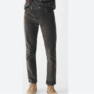 Faherty 5 Pocket Cord in Washed Black | Size 34